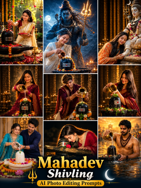Mahadev Shivling AI Photo Editing Prompts