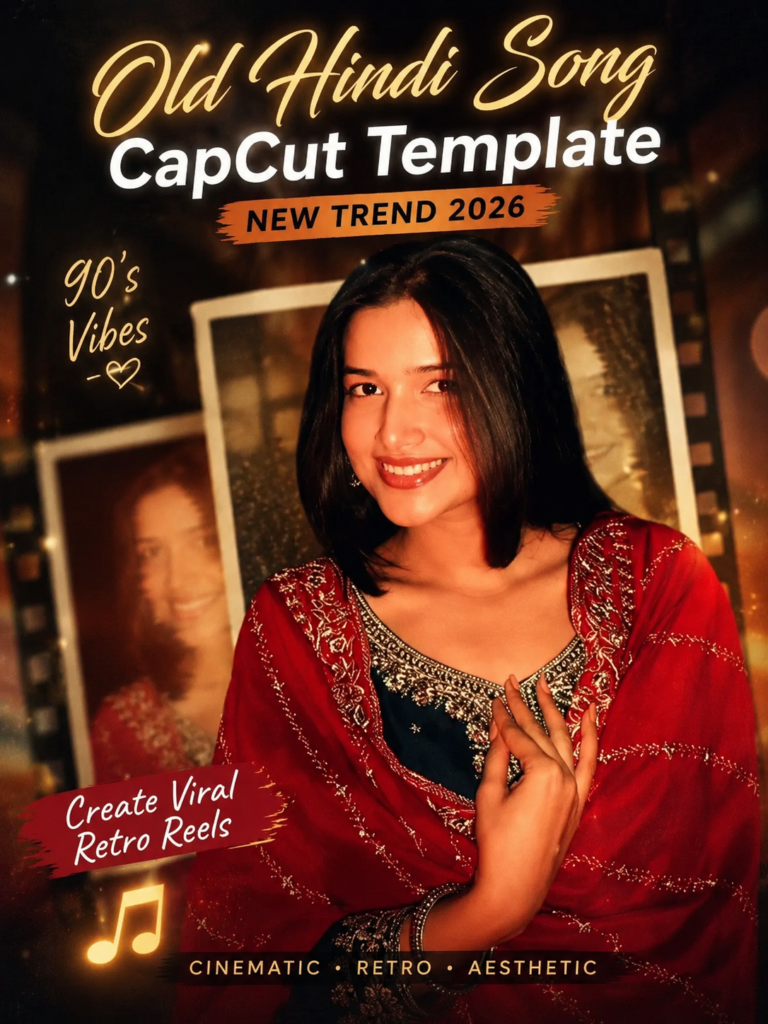 Old Hindi Song CapCut Template 2026