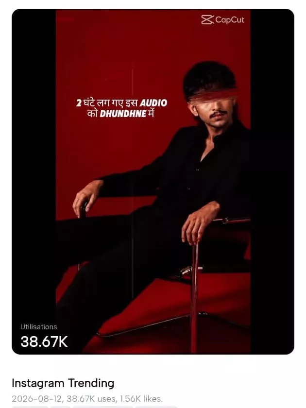 Red Background Dialogue Capcut Template 1