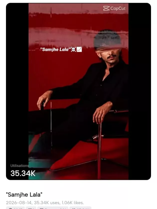 Red Background Dialogue Capcut Template 3