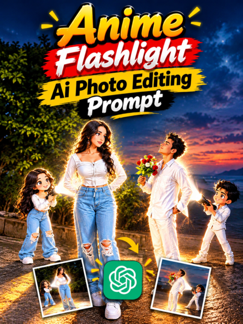 Anime Flashlight AI Photo Editing Prompts