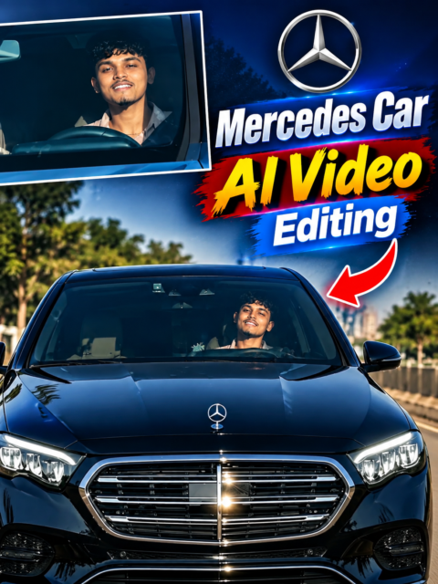 Mercedes Car AI Video Editing Prompt 2026