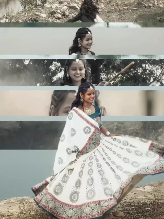 Ghaghro Capcut template